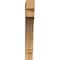 Ekena Millwork Imperial Block Rough Sawn Bracket, Western Red Cedar, 6"W x 36"D x 44"H BKT06X36X44IMP05RWR - alternate 2